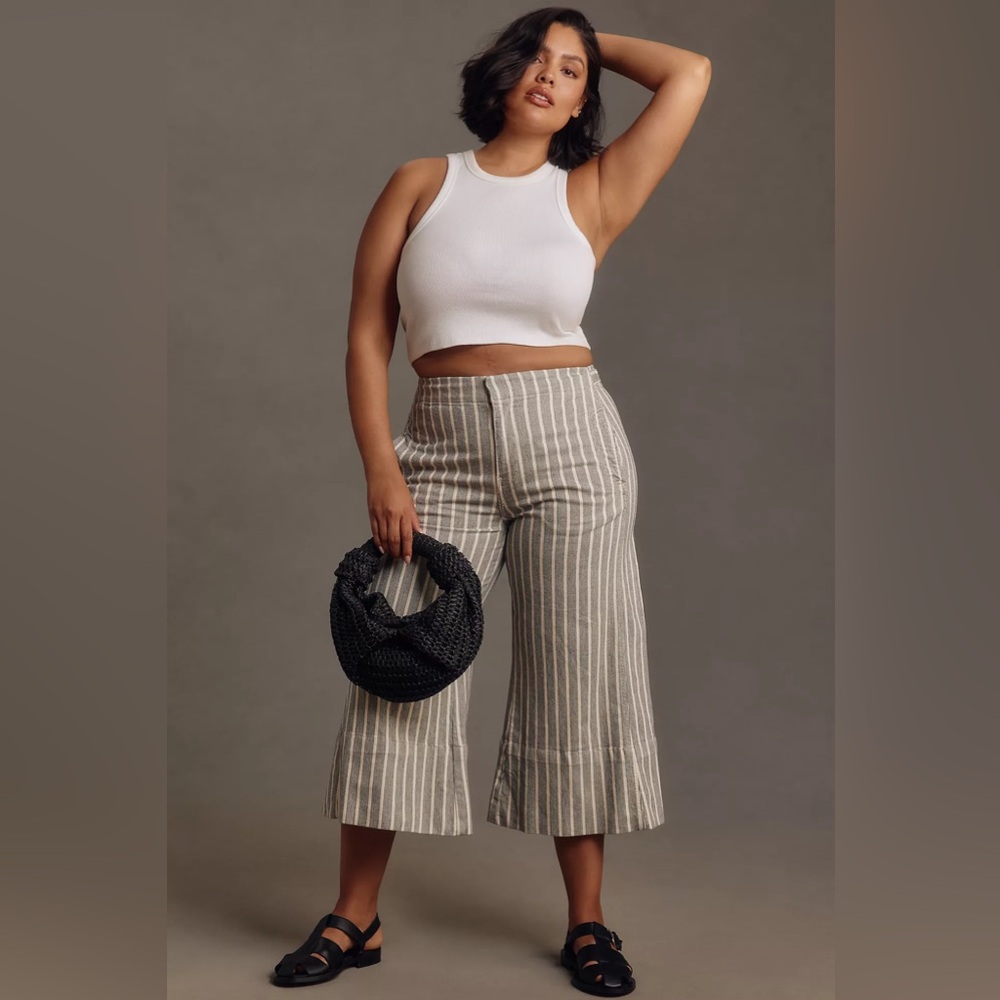 PILCRO FOXGLOVE MID-RISE FLARE PANTS - Picture 5 of 7
